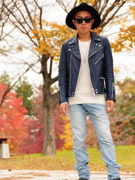 「三代目」｜Fuwaさん（メンズ・168cm・20代）の冬コーディネート