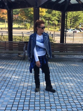 「三代目」｜Fuwaさん（メンズ・168cm・20代）の冬コーディネート