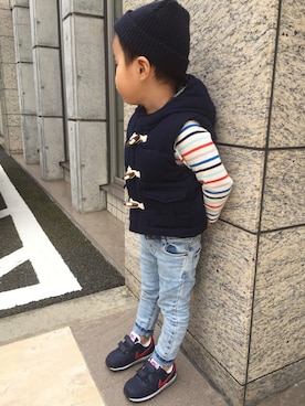 Mao＊さん（キッズ・90cm）の秋コーディネート