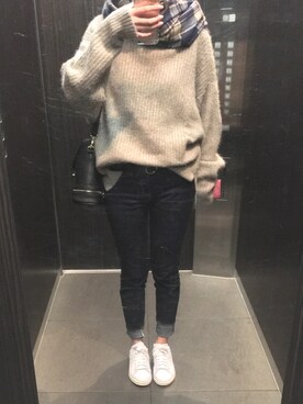 「L'EST ROSE（レストローズ）のアイテム（トップス）」を使った、nonokaさん（レディース・164cm）の秋コーディネート