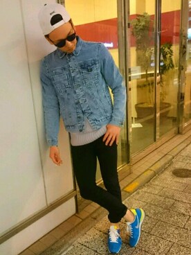 「surt（サート）のアイテム（帽子）」を使った、有さん（メンズ・177cm）の春コーディネート