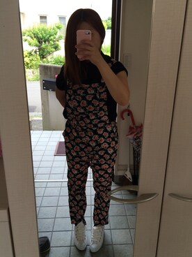 「お買い物」｜「アイテム（オールインワン・サロペット）」を使った、asasさん（レディース・153cm）の夏コーディネート
