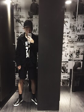 「5cm（ファイブシーエム）のアイテム（パンツ）」を使った、山姆大叔さん（メンズ・175cm）の秋コーディネート