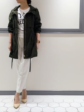 「KiwaSylphy（キワシルフィー）のアイテム」を使った、aya...さん（レディース・158cm）の春コーディネート