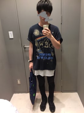 「CASH CA（カシュカ）のアイテム」を使った、hiiiさん（メンズ・173cm）の夏コーディネート