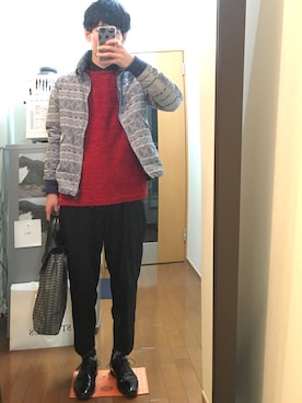 「bukht」｜「アイテム（アクセサリー）」を使った、hiiiさん（メンズ・172cm）の冬コーディネート