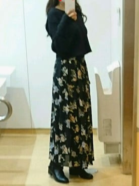 「To b. by agnes b.（トゥービーバイアニエスベー）のアイテム（ブーツ）」を使った、ららさん（レディース・164cm）の秋コーディネート