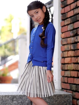 「アイテム（スカート）」を使った、WA mignonさん（キッズ・120cm）の冬コーディネート