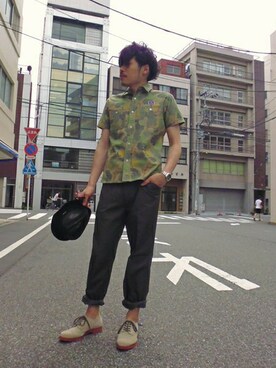 WaDaKenさん（メンズ・177cm）の夏コーディネート