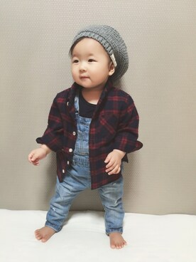 kanon&riiさん(キッズ・70cm)の秋コーディネート