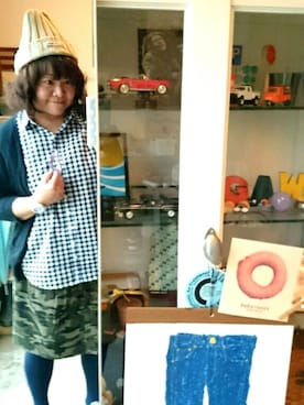「MANASTASH（マナスタッシュ）のアイテム（帽子）」を使った、＊emimarururu＊さん（レディース・159cm）の春コーディネート