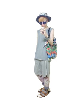 「Martin Margiela」｜「アイテム（腕時計）」を使った、🐶さん（メンズ・170cm）の夏コーディネート