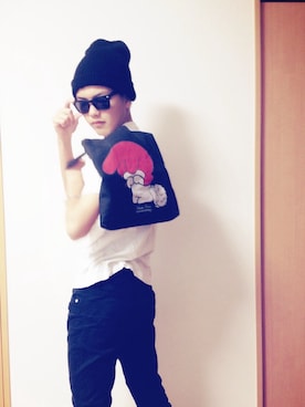 「エコバッグ」｜タコスさん（メンズ・175cm・10代）の冬コーディネート