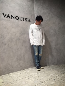 「FR2（エフアールツー）のアイテム」を使った、SHUNさん（メンズ・168cm）の秋コーディネート