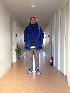 「アイテム（その他アウター）」を使った、ak112611さん（メンズ・173cm・30代）の冬コーディネート