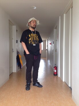 「hat」｜ak112611さん（メンズ・173cm）の夏コーディネート