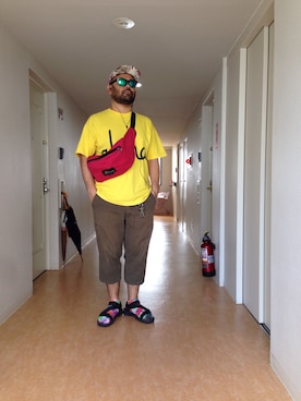 「macpac（マックパック）のアイテム」を使った、ak112611さん（メンズ・172cm）の夏コーディネート