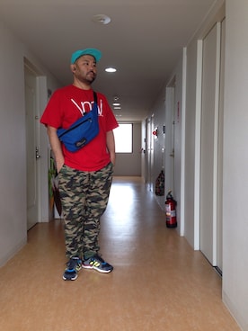 「macpac（マックパック）のアイテム」を使った、ak112611さん（メンズ・172cm）の夏コーディネート