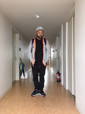 「IN4MATION（インフォメーション）のアイテム」を使った、ak112611さん（メンズ・172cm）の秋コーディネート