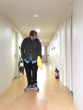 「IN4MATION（インフォメーション）のアイテム」を使った、ak112611さん（メンズ・172cm）の秋コーディネート