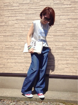 aSaMiさん（レディース・156cm）の夏コーディネート