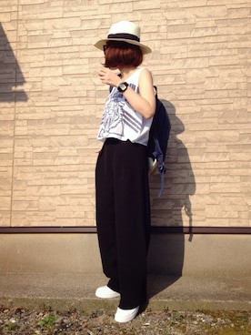 aSaMiさん（レディース・156cm）の夏コーディネート