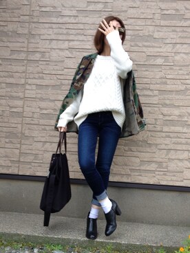 aSaMiさん（レディース・156cm）の秋コーディネート