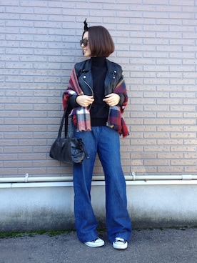 aSaMiさん（レディース・156cm）の冬コーディネート