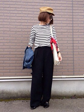 aSaMiさん（レディース・156cm）の春コーディネート