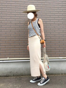 aSaMiさん（レディース・156cm）の夏コーディネート