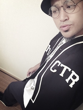 「SQUAIR（スクエア）のアイテム」を使った、Sadcoryさん（メンズ・173cm）の夏コーディネート