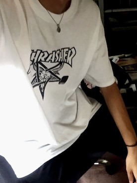 「STUSSY（ステューシー）のアイテム（アクセサリー）」を使った、よしこさん（メンズ・170cm）の秋コーディネート