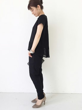 「アイテム（セットアップ）」を使った、C A N A G Eさん（レディース・160cm）の夏コーディネート