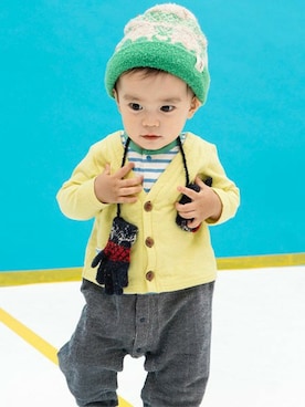 「アイテム（ママ＆ベビー）」を使った、KAZUさん（キッズ・76cm）の冬コーディネート