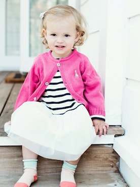 「アイテム（ソックス/靴下）」を使った、KAZUさん（キッズ・85cm）の冬コーディネート