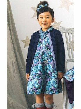 「sense of wonder（センスオブワンダー）のアイテム（トップス）」を使った、KAZUさん（キッズ・106cm）の冬コーディネート