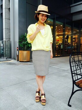 FRAMeWORK博多　staff3さん（レディース・156cm）の夏コーディネート