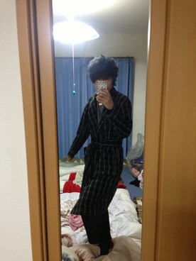 「HARE（ハレ）のアイテム（その他アウター）」を使った、よっぴさん（メンズ・175cm）の冬コーディネート