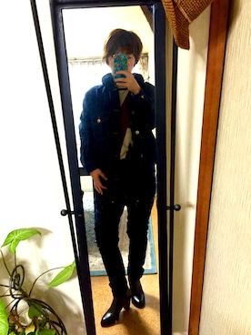 「mercibeaucoup,（メルシーボークー）のアイテム（ブルゾン）」を使った、ひまわり🌻さん（レディース・156cm）の秋コーディネート