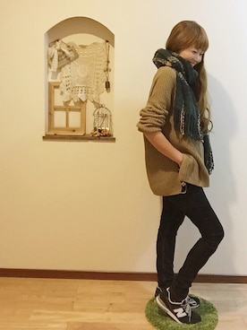 「アイテム（ファッション雑貨）」を使った、にくの とりこさん（レディース・153cm・30代）の秋コーディネート