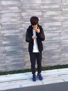 「UNITED ARROWS（ユナイテッドアローズ）のアイテム（スタジャン）」を使った、コウタさん（メンズ・168cm）の秋コーディネート