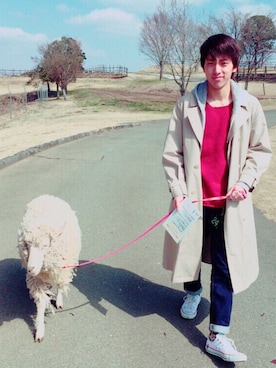 「NOR'EASTERLY（ノアイースターリー）のアイテム」を使った、yutaさん（メンズ・172cm）の春コーディネート