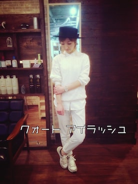 「Kastane（カスタネ）のアイテム（シャツ/ブラウス）」を使った、yasuhaさん（レディース・151cm）の春コーディネート