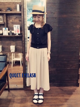 「present（プレゼント）のアイテム」を使った、yasuhaさん（レディース・151cm）の夏コーディネート