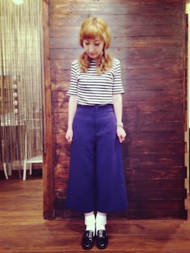 「AG by aquagirl（エージーバイアクアガール）のアイテム」を使った、yasuhaさん（レディース・151cm）の夏コーディネート