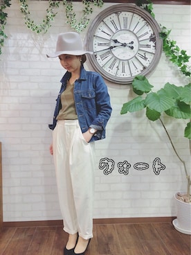 「Marc by Marc Jacobs（マークバイマークジェイコブス）のアイテム（アナログ腕時計）」を使った、yasuhaさん（レディース・151cm）の春コーディネート