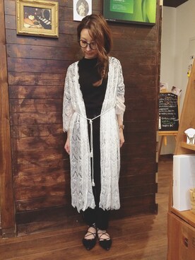 「モノトーン」｜yasuhaさん（レディース・151cm）の秋コーディネート