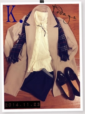 k.さん（レディース・157cm）の秋コーディネート