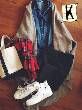 k.さん（レディース・157cm）の冬コーディネート