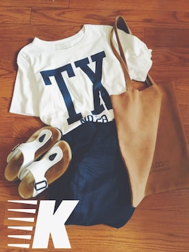 k.さん（レディース・157cm）の夏コーディネート